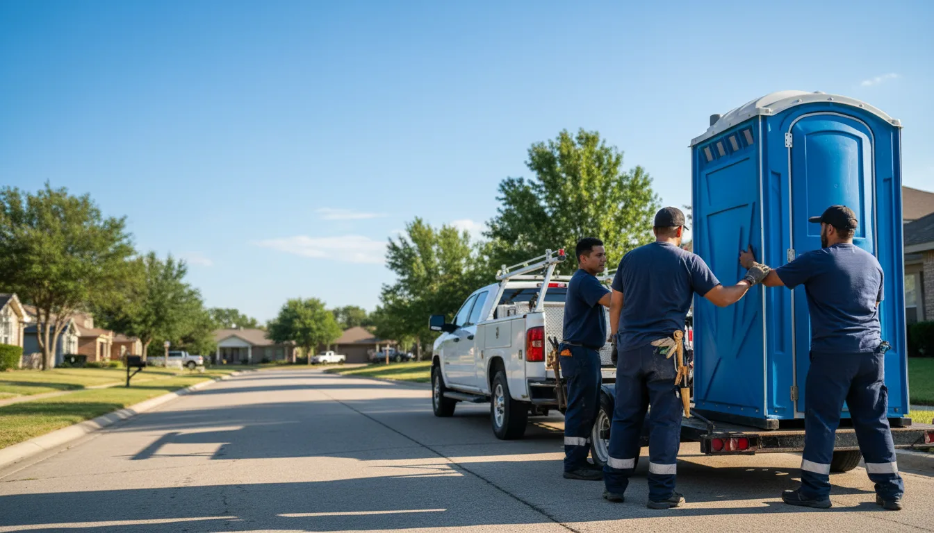 Portable Toilet Rental in Jermyn, TX near me